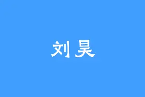 刘昊
