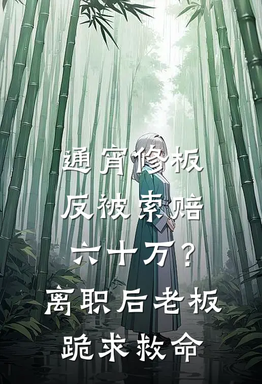 陈丽燕赵晓茜通宵修板反被索赔六十万？离职后老板跪求救命全本免费在线阅读_通宵修板反被索赔六十万？离职后老板跪求救命全本阅读