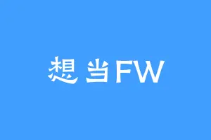想当FW