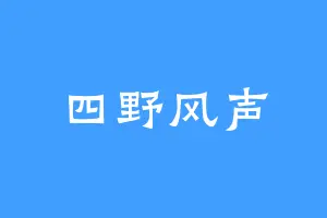 四野风声