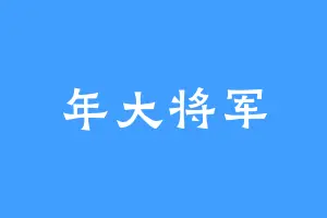 年大将军