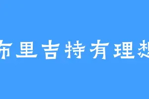 布里吉特有理想