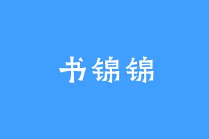 书锦锦