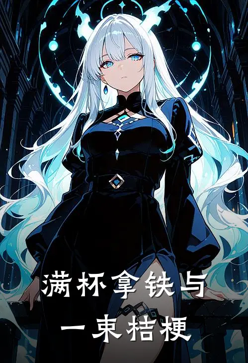 满杯拿铁与一束桔梗