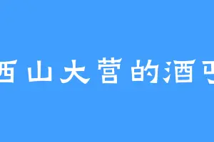 西山大营的酒丐