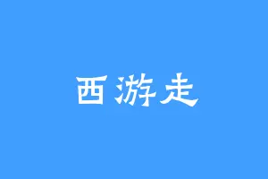 西游走