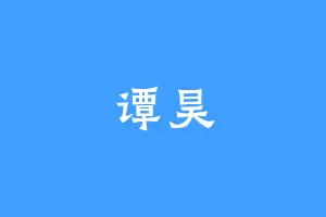 谭昊