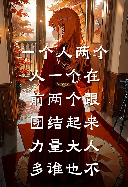 一个人两个人一个在前两个跟团结起来力量大人多谁也不