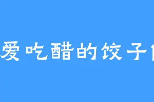爱吃醋的饺子1